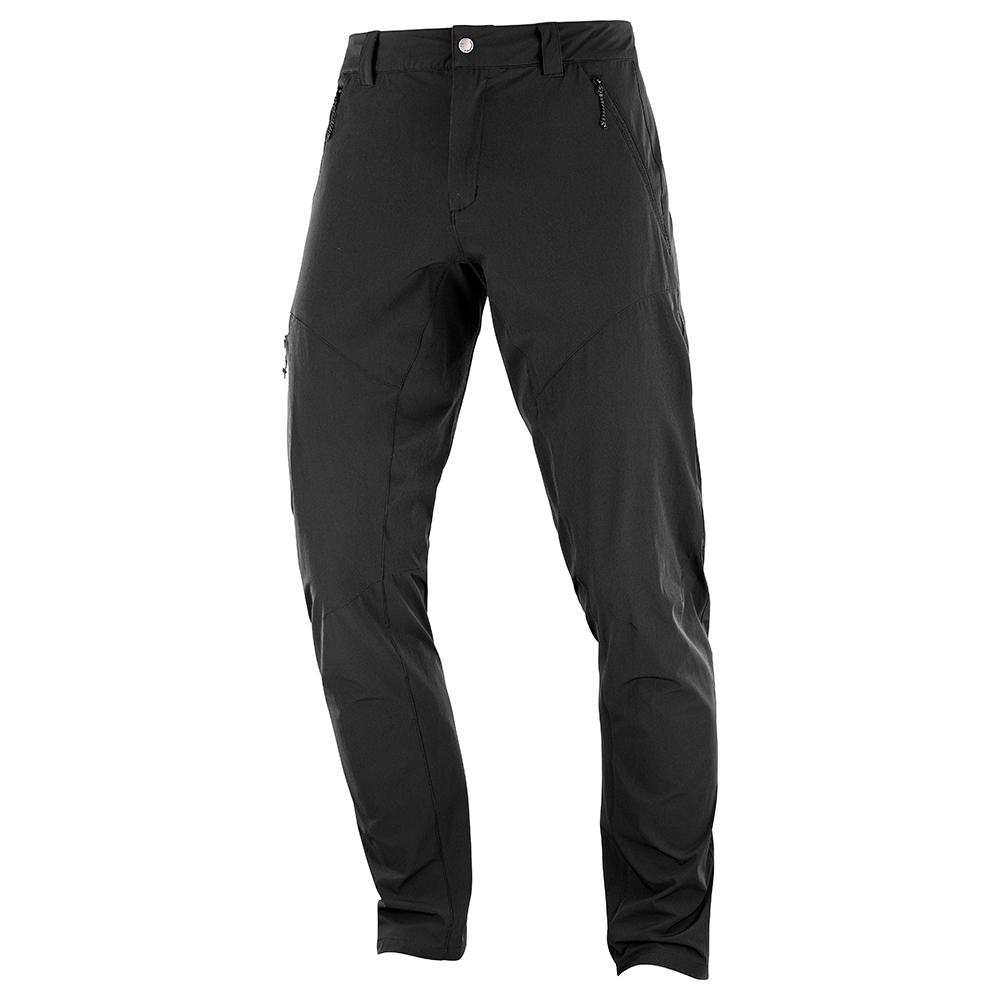 Salomon Singapore Mens Pants - WAYFARER TAPERED M Black | 61079-CQOS